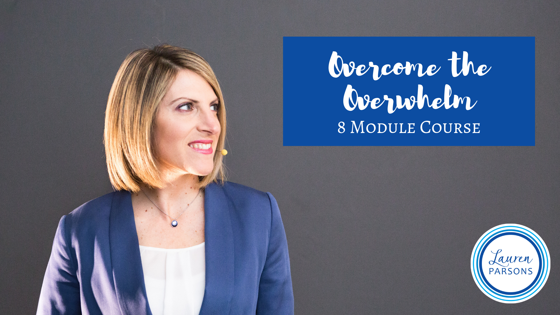 Lauren Parsons Workplace Wellbeing Training - Overcome the Overwhelm