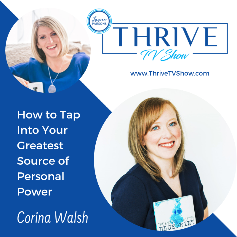 Lauren Parsons Wellbeing Specialists Thrive TV Show Podcast Corina Walsh